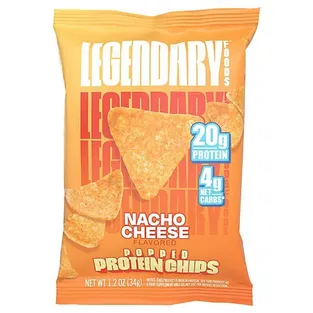 Legendary Foods Popped Protein Chips Nacho Cheese