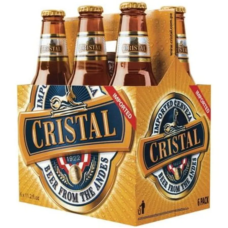 Cristal Peruvian Beer view 1