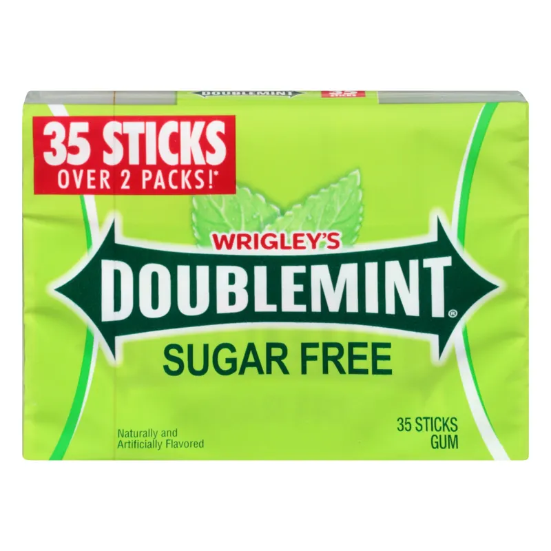 Wrigley's Doublemint Sugarfree Gum Box view 1