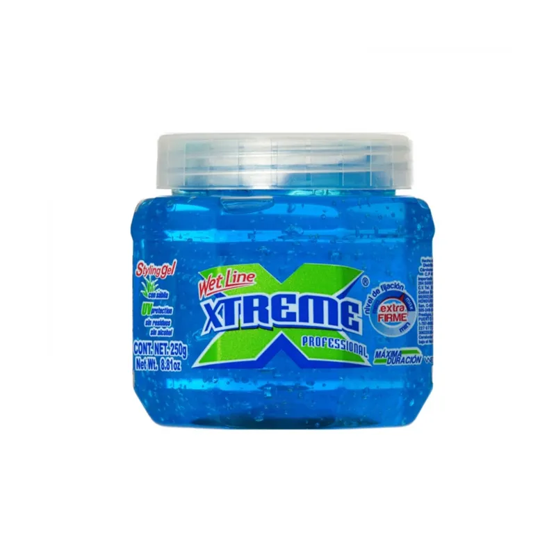 Wet Line Xtreme Professional Styling Gel Extra Hold Blue Jar view 1