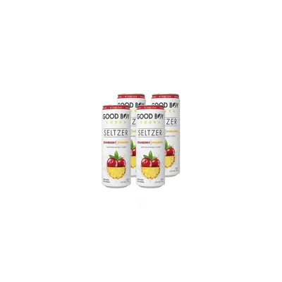 Good Boy Vodka Seltzer Cranberry & Pineapple 4-Pack 12 oz Cans