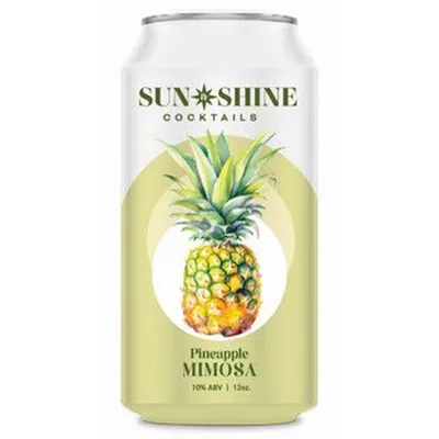 Sun & Shine Pineapple Mimosa 4 Pack 12 oz Cans