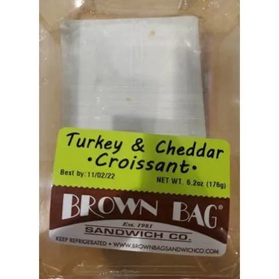 Brown Bag Turkey & Cheddar Croissant 6.5 oz