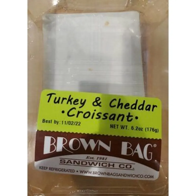 Brown Bag Turkey & Cheddar Croissant view 1