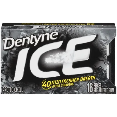 Dentyne Ice Arctic Chill Sugar-Free Gum 16 Pieces 16pieces