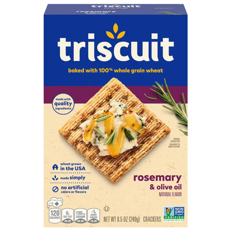 Nabisco Triscuit Rosemary & Olive Oil Crackers view 1