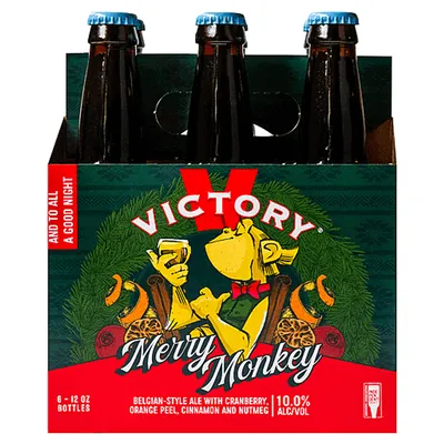Victory Merry Monkey Belgian-Style Ale 6pk 12 oz bottles