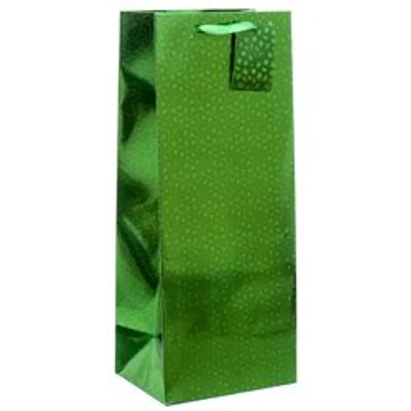 Unique Industries Wine Gift Bag Holographic view 1