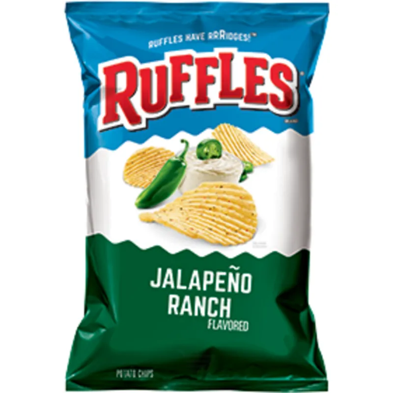 Ruffles Potato Chips Jalapeno Ranch view 1