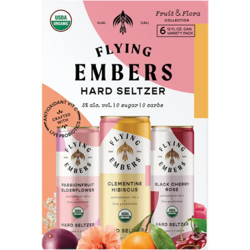 Flying Embers Fruit & Flora Variety Pack Hard Seltzer view 1
