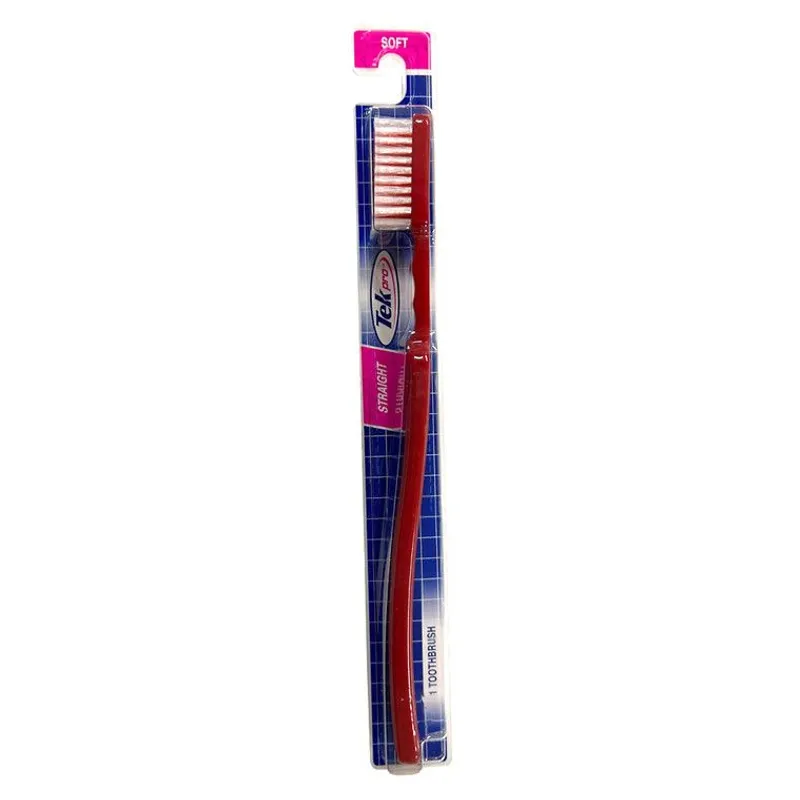 TEK Pro Soft Adult Toothbrush - Soft bristles view 1