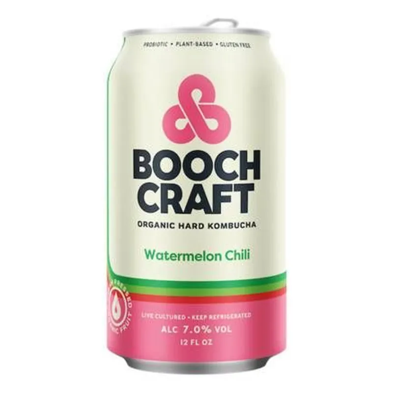 Boochcraft Watermelon Chili Hard Kombucha view 1