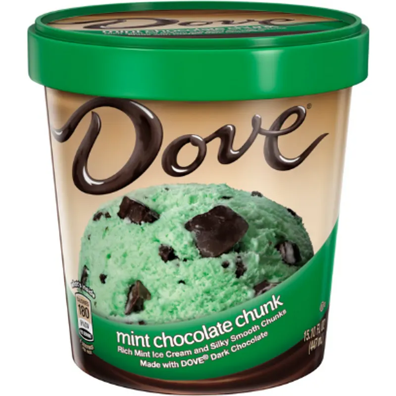 Dove Mint Chocolate Chunk Ice Cream view 1