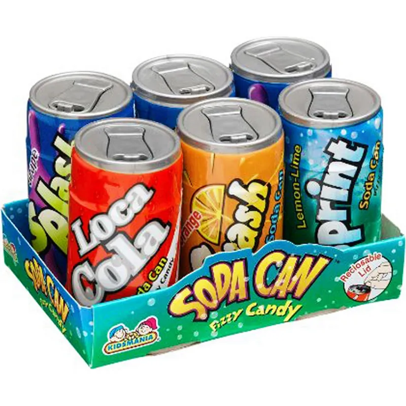 Kidsmania Soda Can Fizzy Candy view 1