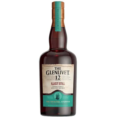 The Glenlivet 12 Year Illicit Still Single Malt Scotch Whisky 750 mL