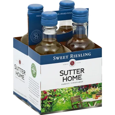 Sutter Home Sweet Riesling 4-pack 4 x 187 mL
