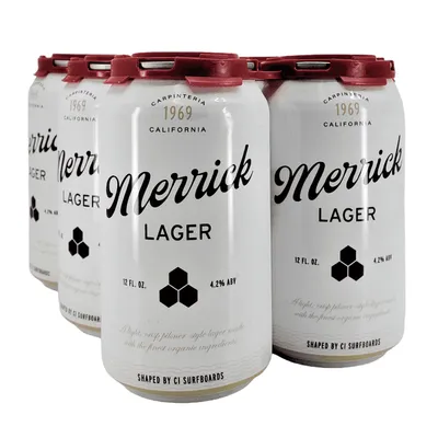 Rincon Brewery Merrick Lager 6 Pack 12 oz Cans