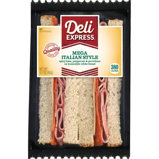 Deli Express Mega Italian Style Sandwich Box