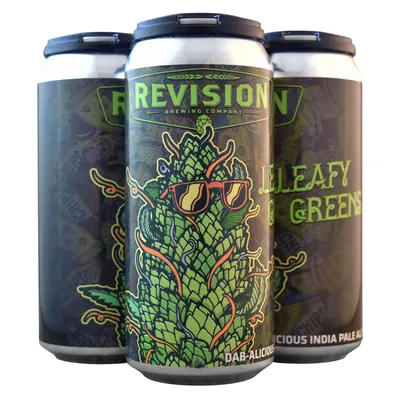 Revision Brewing Leafy Greens DAB-Alicious IPA 4 Pack 64 fl oz can