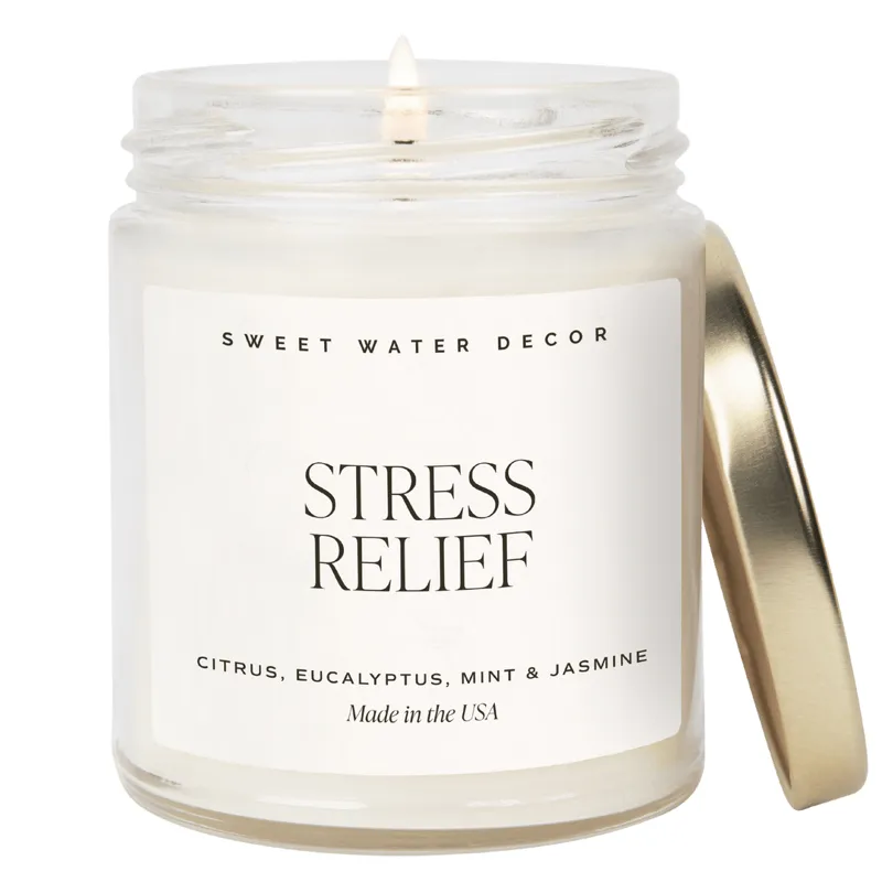 Sweet Water Decor Stress Relief Soy Candle view 1