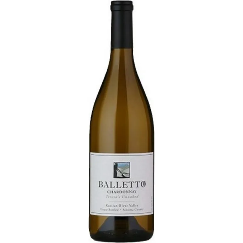 Balletto Russian River Valley Teresas Unoaked Chardonnay view 1