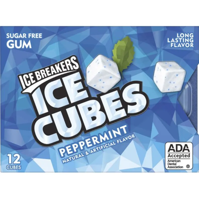 Ice Breakers Ice Cube Gum Peppermint Candy view 1