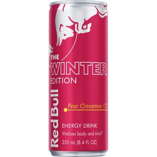 Red Bull Pear Cinnamon Winter Edition Energy Drink