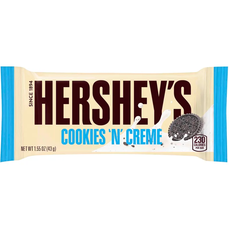Hershey's Cookies 'n' Creme Candy Bar view 1
