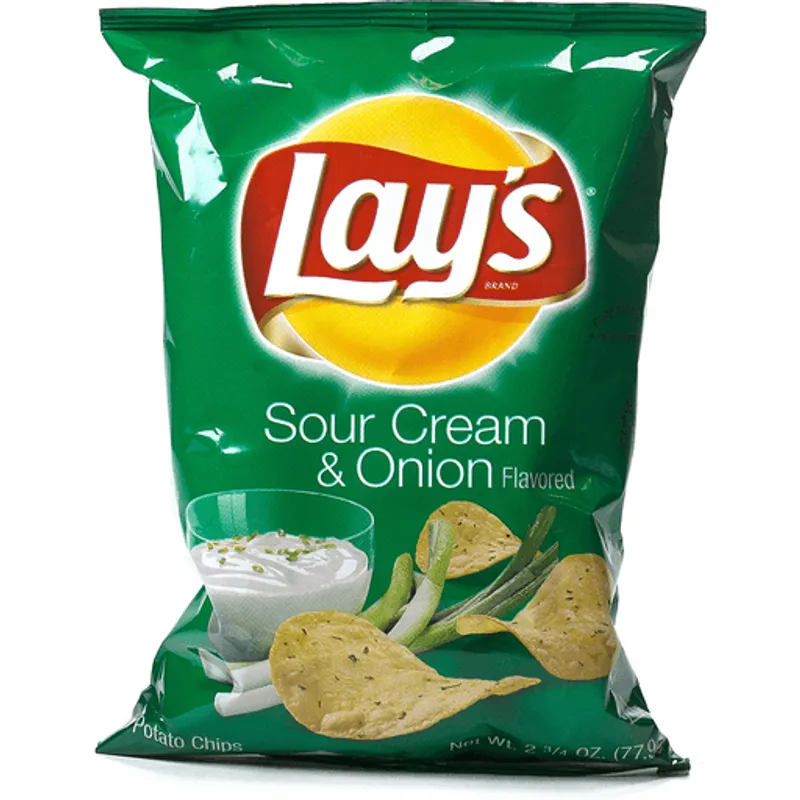 Lay's Sour Cream & Onion Potato Chips view 1