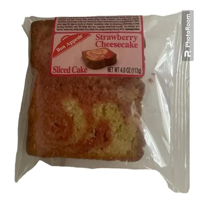 Bon Appetit Strawberry Cheesecake Sliced Cake 4 oz