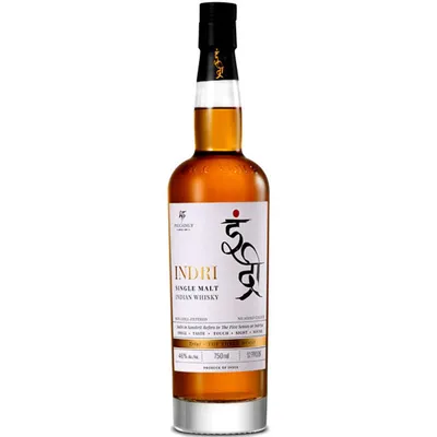 Indri Trini The Three Wood Indian Single Malt Whisky 750ml