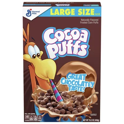 General Mills Cocoa Puffs Chocolate Cereal 15.2 oz Box