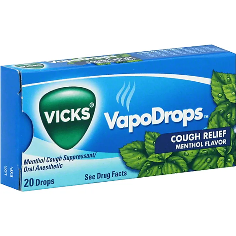 Vicks VapoDrops Menthol Flavor view 1