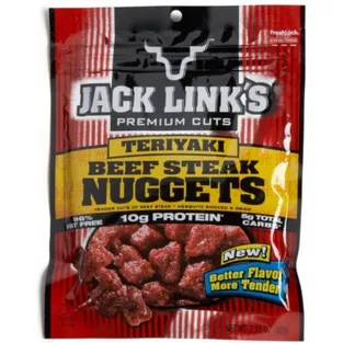 Jack Links Beef Steak Nuggets Teriyaki Beef Jerky