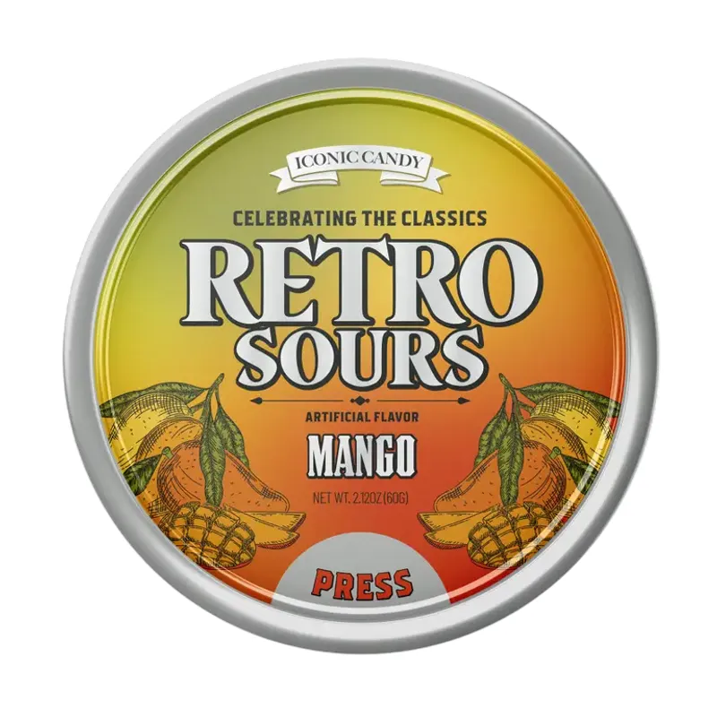Retro Sours Mango Candy view 1