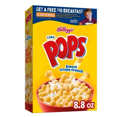 Kellogg's Corn Pops Cereal 8.8 oz Box