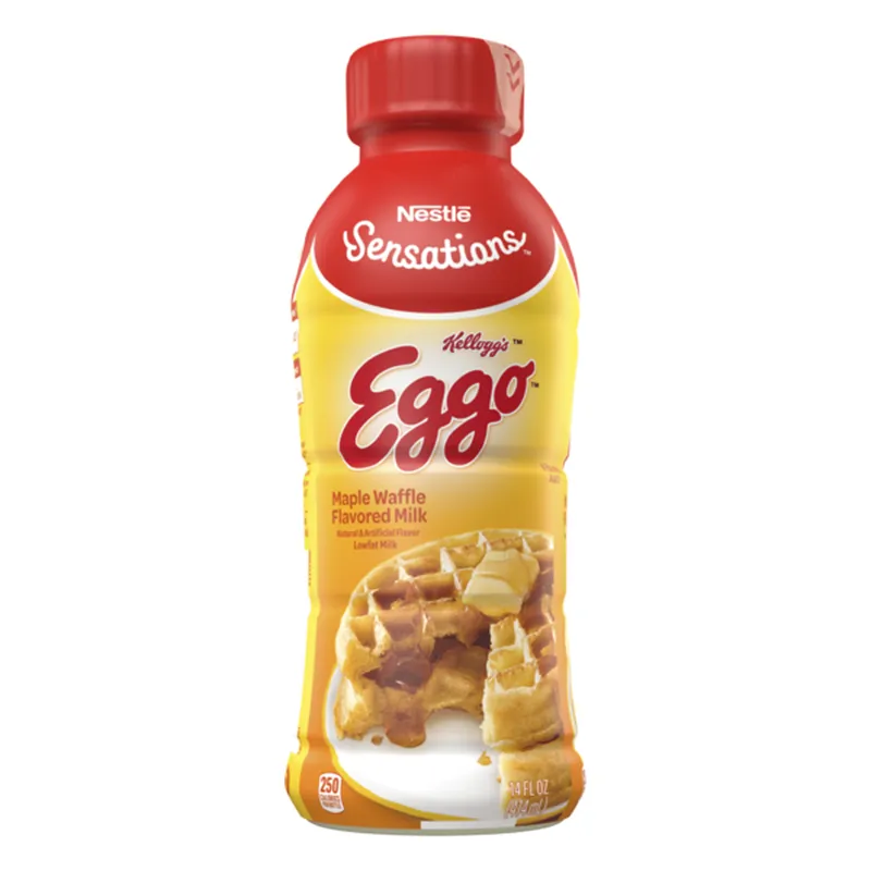 Nestle Sensations Eggo Maple Waffle Flavored Low Fat Milk view 1
