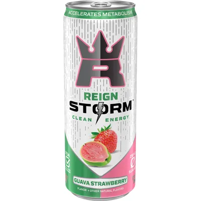 Reign Storm Guava Strawberry 12 oz Can