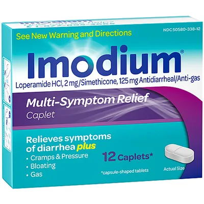 Imodium Multi-Symptom Relief Caplets 12 Countcount