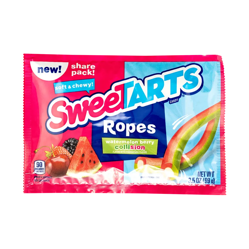 Sweetarts Watermelon Berry Collision Soft & Chewy Ropes Candy view 1
