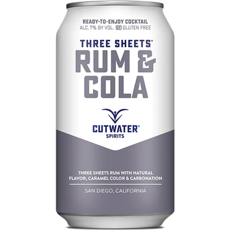 Cutwater Spirits Three Sheets Rum & Cola view 1