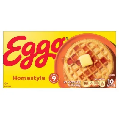 Kellogg's Eggo Homestyle Waffles 12.3 oz Box