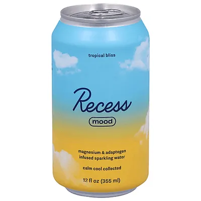 Recess Mood Tropical Bliss Infused Sparkling Water 12 oz