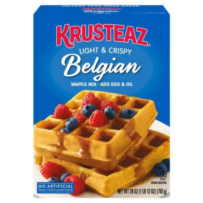 Krusteaz Belgian Waffle Mix view 1