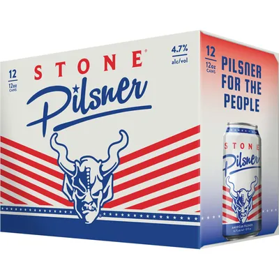 Stone Brewing Pilsner 12 Pack 12 oz Cans