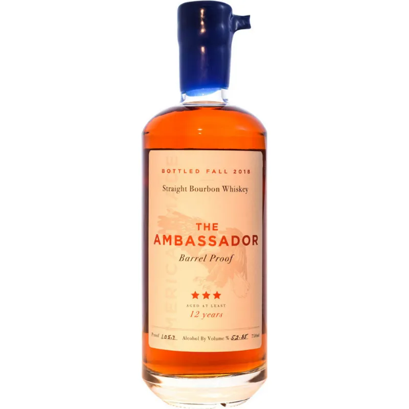 The Ambassador Barrel Proof 12 Years Old Straight Bourbon Whiskey 2018 view 1