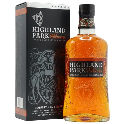 Highland Park Cask Strength Release No. 4 Single Malt Scotch Whisky 750ml