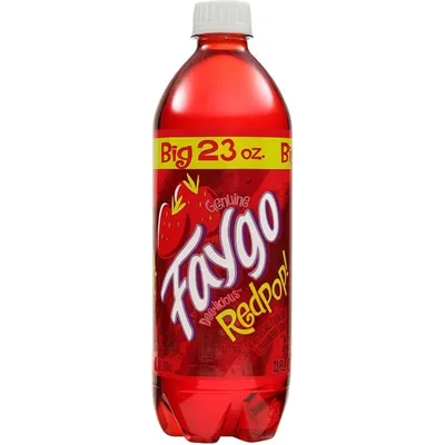 Faygo Red Pop Soda 23oz Bottle