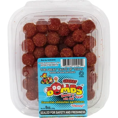Alamo Candy Cherry Bombs Tub 8oz