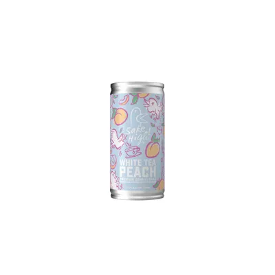 Sake High White Tea Peach Hard Tea 200mL